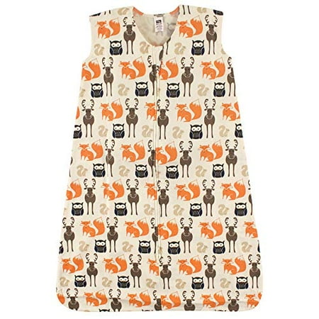 Hudson Baby Infant Boy Cotton Sleeveless Wearable Sleeping Bag, Sack, Blanket, Forest, 12-18 Months