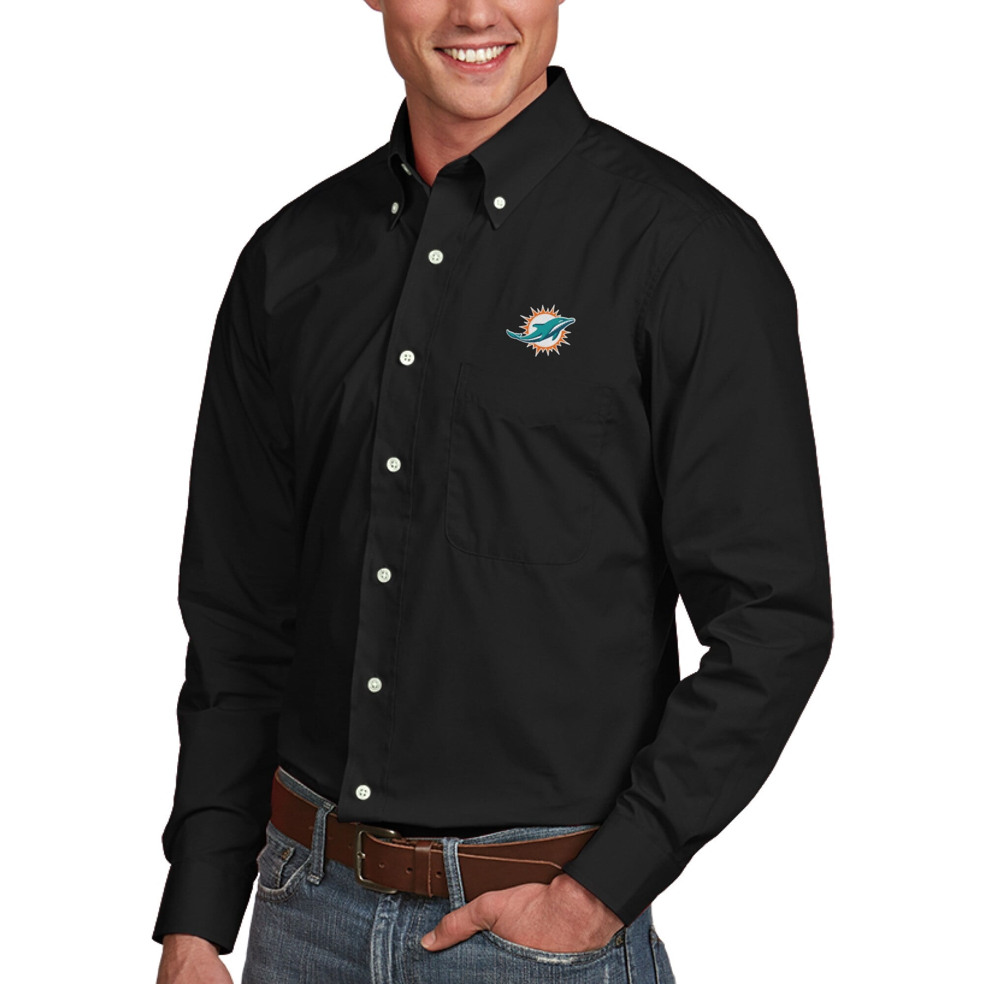 Miami Dolphins Dress Shirt Flash Sales 