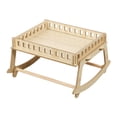 thumbnail image 3 of Bvdfgk Cat Bed Cradle Bed Wooden Floor Standing Cat Lounge Chair for Bunny Cats Playing, 3 of 9