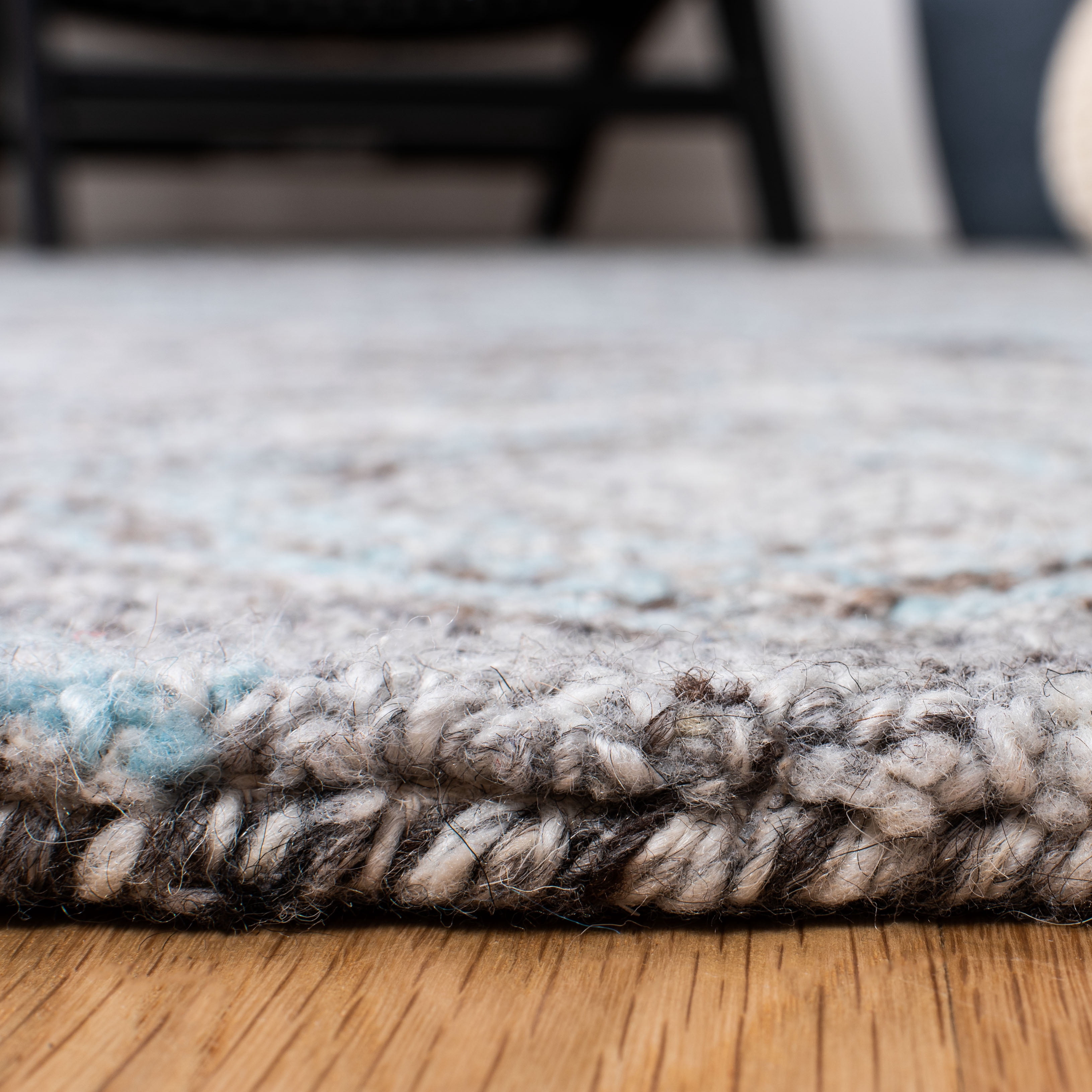 SAFAVIEH Abstract Paxton Geometric Area Rug, Gray/Turquoise, 4' x 6'