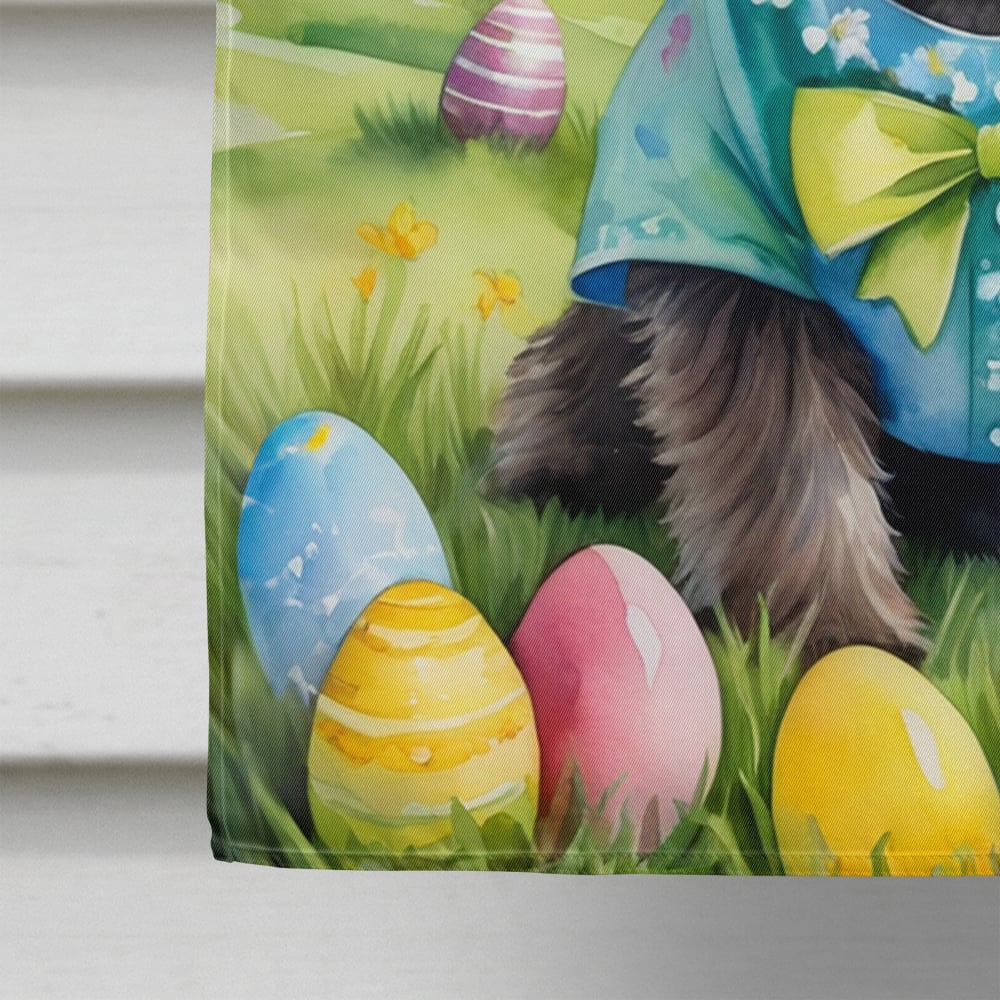 Cairn Terrier Easter Egg Hunt House Flag 28 in x 40 in