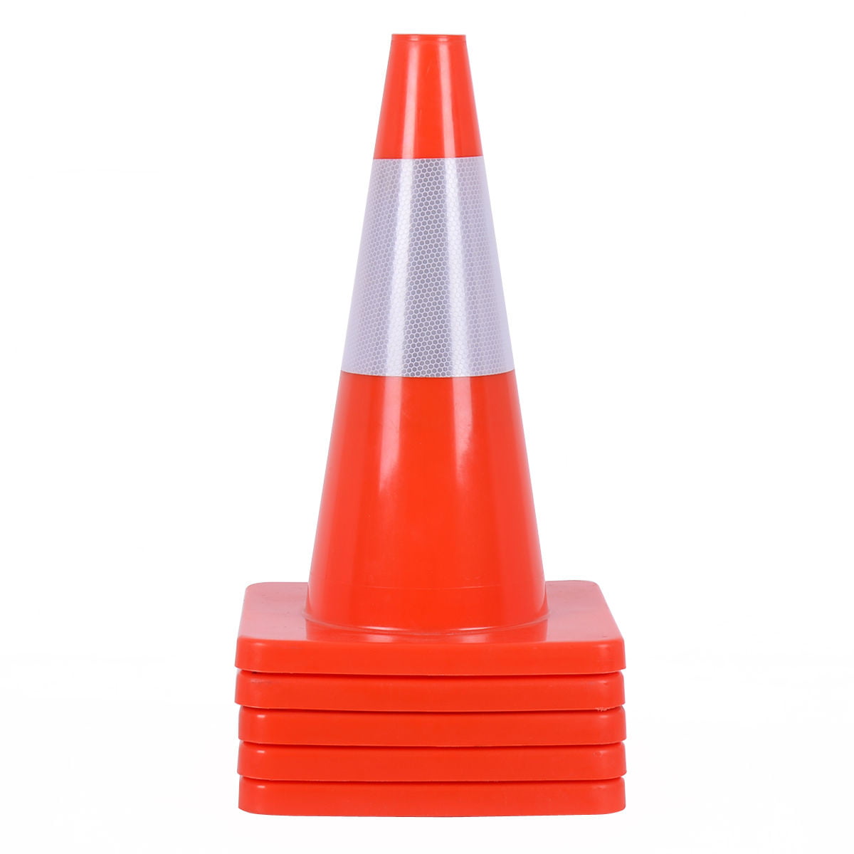 NEW 5/10PCS 18" Traffic Cones Slim Fluorescent Reflective Road Safety Parking 