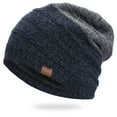 thumbnail image 2 of D-GROEE Beanie Hat for Men and Women Winter Warm Hats Knit Plush Lining Slouchy Thick Skull Cap, 2 of 8