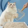 thumbnail image 6 of Stainless Steel Cat Litter Scoop with Holder, Heavy Duty Sifter Scooper with Wood Grip - Fast Sifting Litter Box Scoop & Washable Stand for Easy Clean, 6 of 8