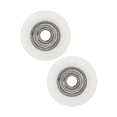 thumbnail image 3 of Elite Greenhouse Door Wheels Replacement Kit 30mm Diameter Sturdy  Nuts Convenient, 3 of 8