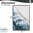 thumbnail image 4 of Stupell Industries Coastal Corolla Beach Breezy Shoreline Black Framed Giclee Art, 16 x 24, by Natalie Carpentieri, 4 of 8
