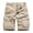Khaki, variant on WWV Cargo Shorts Work Shorts for Men Construction Multi Pockets Zipper Shorts Solid Color Trendy Loose Fit Outdoor Running Workwear Pants Army Green L