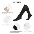thumbnail image 5 of Lsque Abstract Starry Sky Moon Pattern Sport Compression Socks for Men & Women 15-20 mmHg Knee High Nurse Pregnant Running Medical and Travel Athletic, 5 of 6