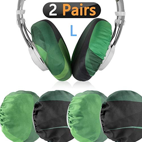 Geekria Flex Fabric Headphone Earcup Covers / Stretchable and Washable