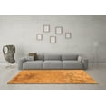 thumbnail image 3 of Ahgly Company Indoor Square Oriental Orange Industrial Area Rugs, 8' Square, 3 of 4
