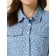 thumbnail image 5 of Blusa de Lunares Allegra K Floral Azul Claro L, 5 of 5