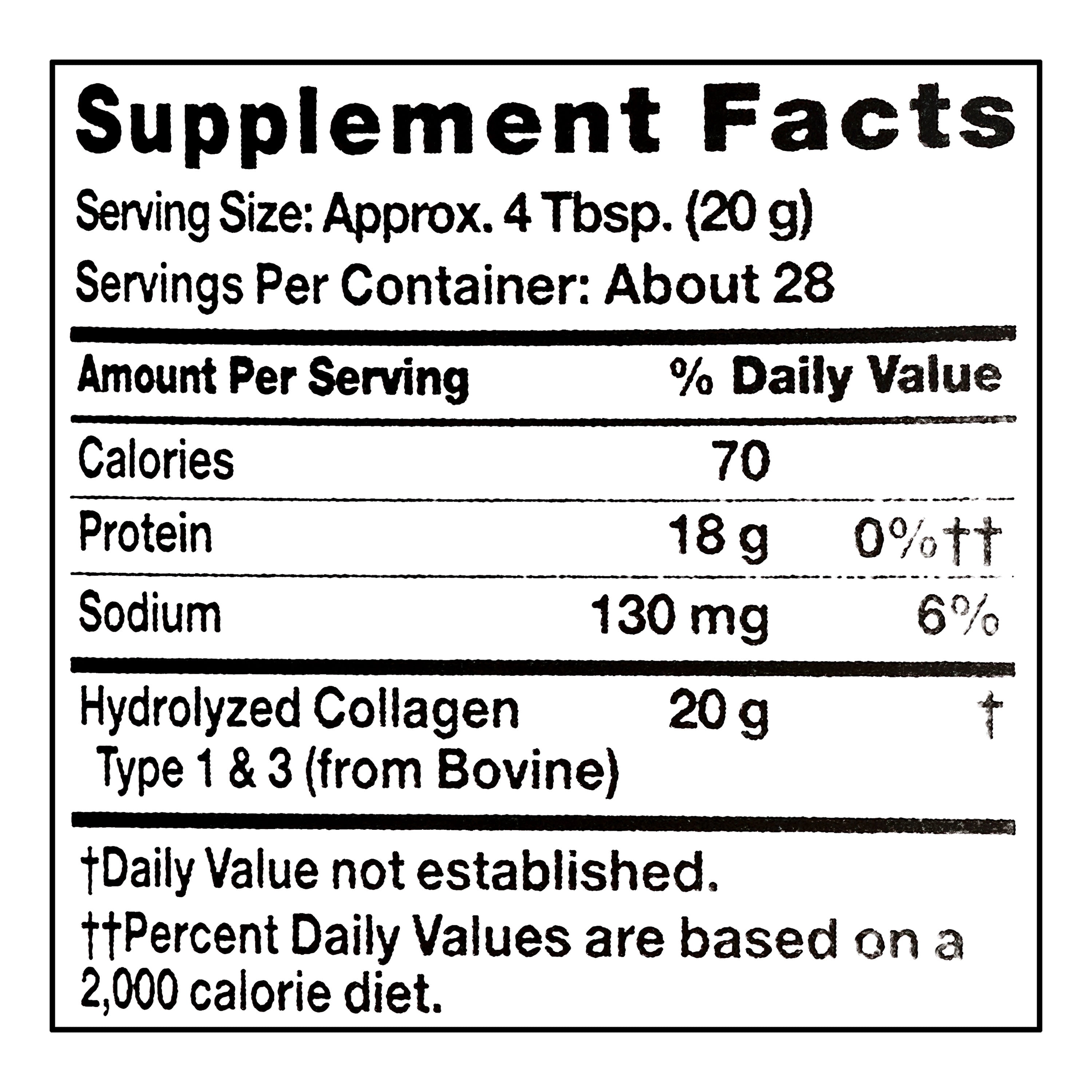 Equate Grass Fed Hydrolyzed Bovin Collagen Peptides Type 1 & 3 Dietary Supplement, Powder Form, Unflavored, 20 oz