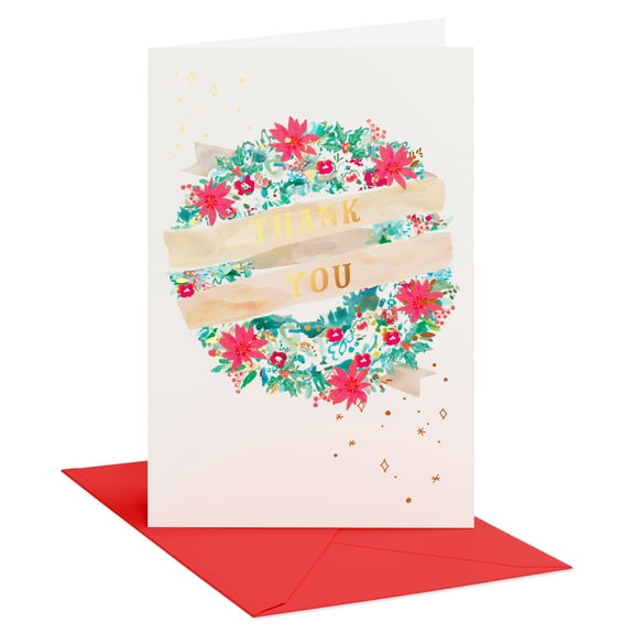 American Greetings Christmas Thank You Card (You Make the Season Bright)