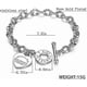 thumbnail image 4 of 316l Stainless Steel Love Heart Charm Bracelet For Women Teen Girls Romantic Gift Silver/rose/18k Gold Plated Ot Clasp Bracelets - -, 4 of 5