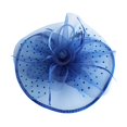 thumbnail image 3 of XASZHN Women Bridal Hair Clip with Feathers Lace Netting Head Accessory Blue_003 One Size, 3 of 3