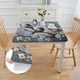 thumbnail image 2 of Acheng Birds Blossoms Branches Square Tablecloth for Outdoor Picnic Camping and Indoor Kitchen Dining Party 100% Polyester Fiber 40*40, 2 of 8