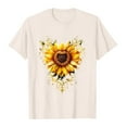thumbnail image 6 of LiMoi Short Sleeve Tops Women Teen Plus Size T Shirts Floral Blouses Tops Items, 6 of 6