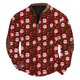 thumbnail image 2 of Blusas y camisas de manga larga con cuello redondo Sudadera con capucha de cuello redondo para hombre Jersey estampado Top de manga larga Blusa de poliéster para hombre, 2 of 4