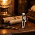 thumbnail image 5 of Halloween Savings Halloween Animatronic Rocking Chair Skeleton Decor Motion Activated Spooky Grim Skull Figure with Glowing Red Eyes Creepy Laughter Rocking Motion Halloween Decor indoor Outdoor, 5 of 7