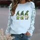 thumbnail image 1 of TaTaai St Patricks Day Sweatshirt Women Shamrock Long Sleeve Shirt Irish Festival Holiday Crewneck Causal Top Gift, 1 of 5