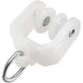 thumbnail image 5 of 50pcs White 9mm Curtain Track Plastic Double Wheel Bracket Curtain Track Sliding Slides for Window Shower Curtain Track Curtain Track Plastic Double Wheel Bracket Curtain Track Sliding Slides for, 5 of 5