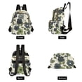 thumbnail image 4 of FORMRS Mini Backpack Purse for Women Quilted Travel Daypack Casual Shoulder Bag, Navy Flower, 4 of 7