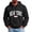 Black, variant on MXALUOB Hooded Sweatshirts for Men Letter Graphic Warm Fashion Pullover Drawstring Drop Shoulder Fall Winter Hoodies Casual Streetwear