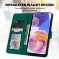 thumbnail image 2 of Feishell Cute Animal Pattern Wallet Phone Case for Samsung Galaxy A23 5G,Color Matching PU Leather Shockproof Magnetic Flip Stand Credit Card Slots Slim Phone Case with Wrist Strap,Darkgreen, 2 of 8