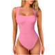 thumbnail image 2 of Traje de baño moldeador para mujer, estampado liso, push-up, traje de baño para mujer, 2 of 3