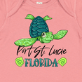 thumbnail image 4 of Inktastic Port St. Lucie, Florida Happy Sea Turtle Boys or Girls Baby Bodysuit, 4 of 5