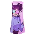 thumbnail image 5 of Noodle Gorillaz Sleeveless Dress For Womens Summer Novelty Sundress Soft Casual Knee Length Loose Tank Dress, 5 of 7