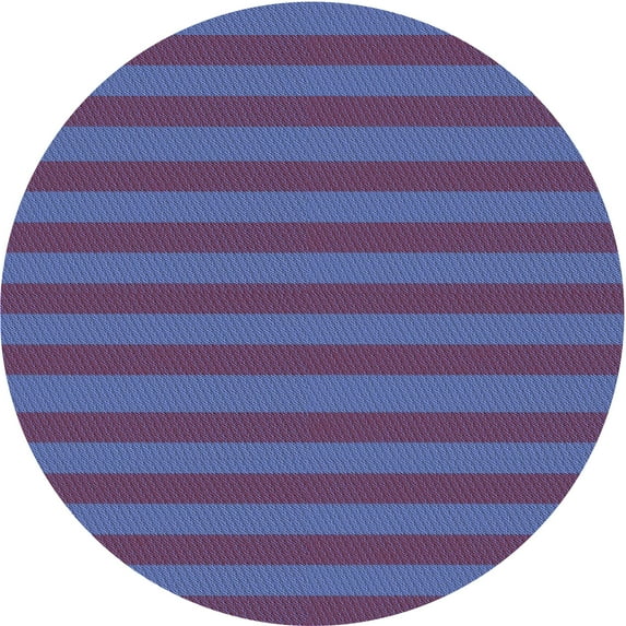 Ahgly Company Indoor Square Patterned Purple Jam Purple Area Rugs, 3' Square