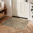 thumbnail image 2 of KUETH 2x3 Leopard Area Rugs Machine Washable Rugs for Living Room, Non Slip Flat Pile Rug with Rubber Backing, Modern Rug for Entryway Bedroom Dining Room Home Office, 2 of 9