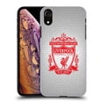 thumbnail image 1 of Head Case Designs Officially Licensed Liverpool Football Club Crest 2 White Pixel 2 Hard Back Case Compatible with Apple iPhone XR, 1 of 7