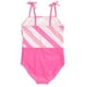 thumbnail image 2 of Traje de baño de una pieza Barbie rosa/blanco para niñas de 10 a 12 años, 2 of 5