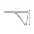 thumbnail image 3 of Cergrey Clips de Nappe Coupe-Vent, 4pcs Coupe-Vent en Acier Inoxydable Nappe Clips Pinces de Couverture de Table, Clips de Nappe en Acier Inoxydable, 3 of 8
