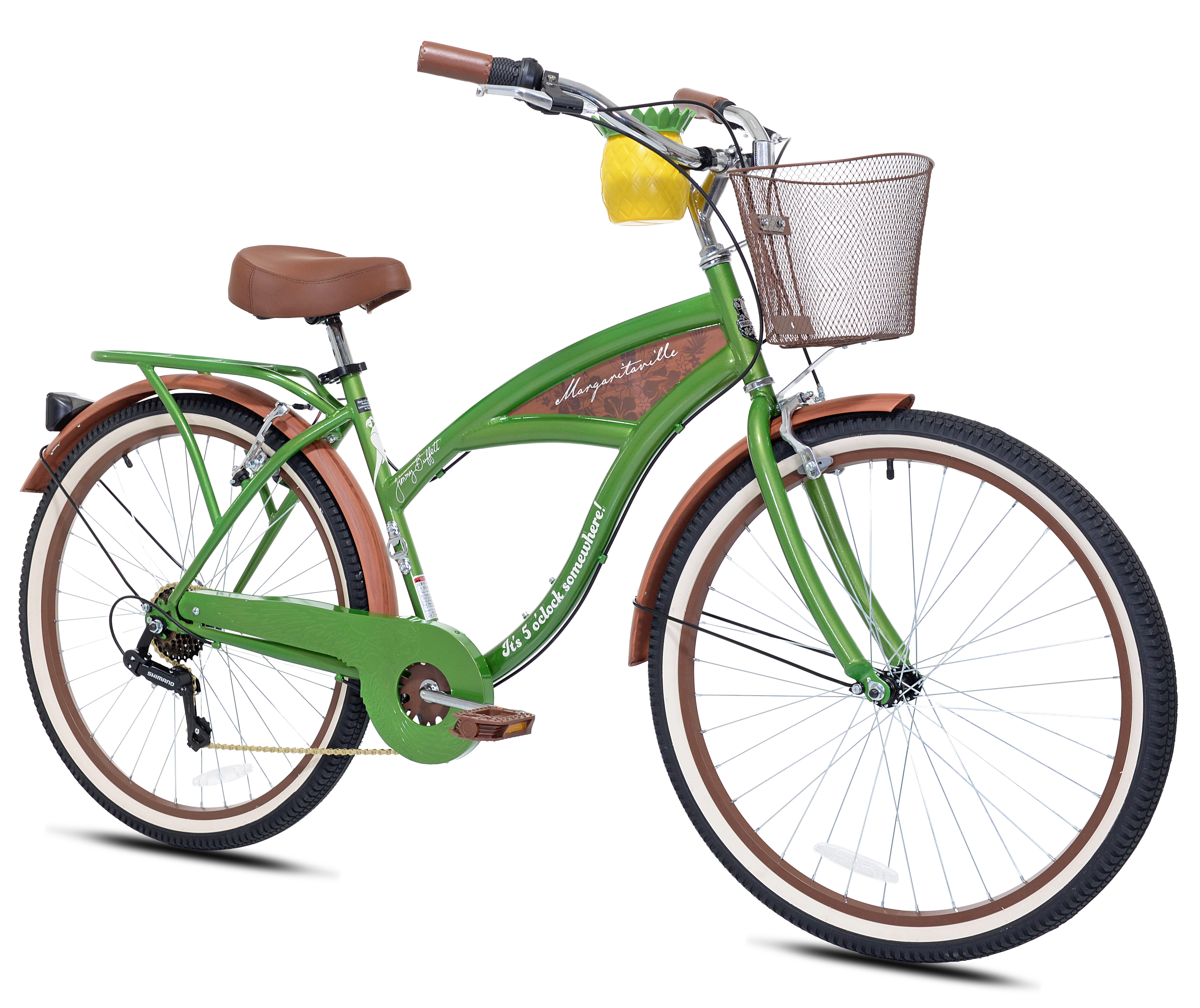 Margaritaville 26" Adult Cruiser Bike, Green photo 2