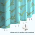 thumbnail image 6 of LightBlue Cartoon Dinosaurs VariedShapes Pattern Shower Curtain 84"x72" ,Bathroom Decorative Shower Curtains Set with 12 Hooks,Modern Waterproof Washable Shower Curtain, 6 of 6