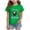 Green, variant on Toddler American Flag Tshirt for Boys Girls Patriotic Tops Kids 4th of July Outfits Tee USA Short Seleve Girl Patriotic Shirt(Pink,11-12 Years)