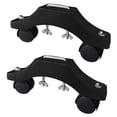 thumbnail image 1 of simhoa 2 Pieces Infrared Heater Stand with Wheels Movable Support Easily Install Length Black, 1 of 8