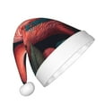 thumbnail image 2 of Bingfone Colorful Floral Flamingo for Kids Christmas Hat Santa Hat for Boys Girls Teenager for Christmas New Year Xmas Festive Holiday Party Supplies Gifts, 2 of 6