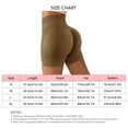 thumbnail image 5 of Pantalones cortos de yoga de cintura alta para mujer, pantalones cortos deportivos sin costuras con control de barriga para gimnasio en casa, correr, entrenamiento, 5 of 5