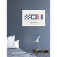 thumbnail image 2 of The Stupell Home Decor Collection Newport Rhode Island Nautical Flags Wall Art, 2 of 5
