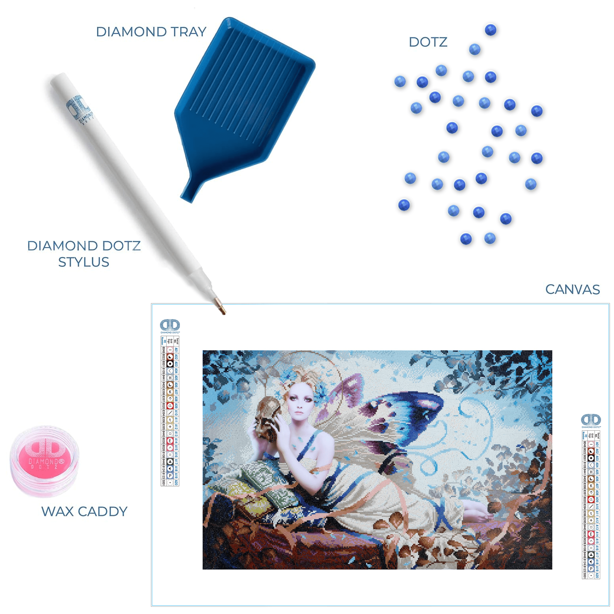 Diamond Dotz Prisoner Fairy Diamond Painting Kits for Adults - Diamond Art Kits a Relaxing Creative Craft Kit with Dotz Gems 20.1"x32.3"