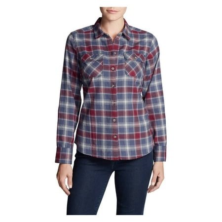 - Eddie Bauer Women's Stine's Favorite Flannel Shirt - Plaid