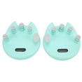thumbnail image 1 of Entraîneur de Doigt de Piano, 2Pcs Doigts Exerciseur de Conception Standard Cyan ABS Silicone Exercice Facile pour la Correction de la Posture, 1 of 8
