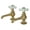 Brass, variant on Kingston Brass KS3201PX Restoration Two-Handle Deck Mount Basin Tap Faucet in Polished Chrome