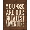 thumbnail image 2 of Robinson, Tamara 26x32 Gold Ornate Wood Framed with Double Matting Museum Art Print Titled - You Are Our Greatest Adventure, 2 of 4