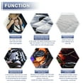 thumbnail image 5 of Unique Bargains 788mil 20mm 0.31sqft Car Sound Deadening Mat Glassfiber Heat Shield Material Universal for Hood Boat Engine Cover 78.74"x19.69" Silver Tone, 5 of 7