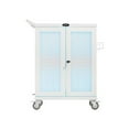 thumbnail image 2 of Tripp Lite by Eaton Safe-IT Multi-Device UV Charging Cart Hospital-Grade 32 AC Outlets Laptops Chromebooks Antimicrobial White - 2 Shelf - 4 Casters - Steel - 34.8" Width x 21.6" Depth x 42.3"..., 2 of 5